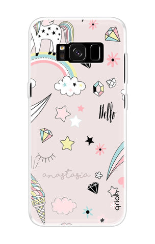 Unicorn Doodle Soft Cover For Samsung S8 Plus
