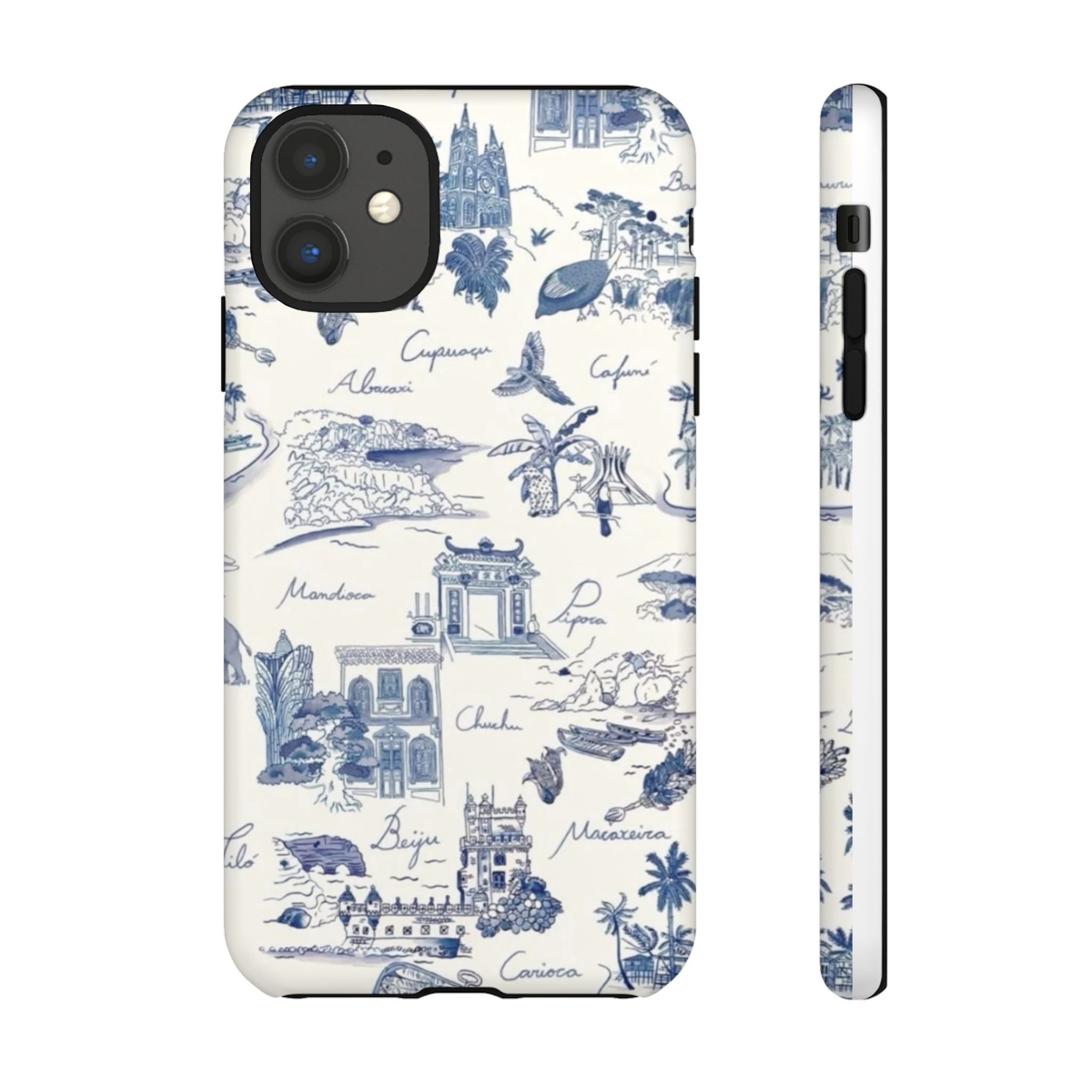 Crimson Bloom Tough Case  Available For All iPhone Models