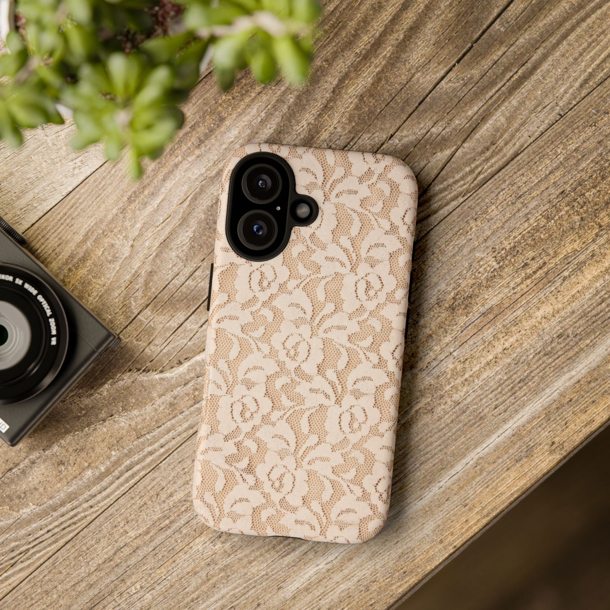 Coastal Toile Tough Case  Available For All iPhone Models