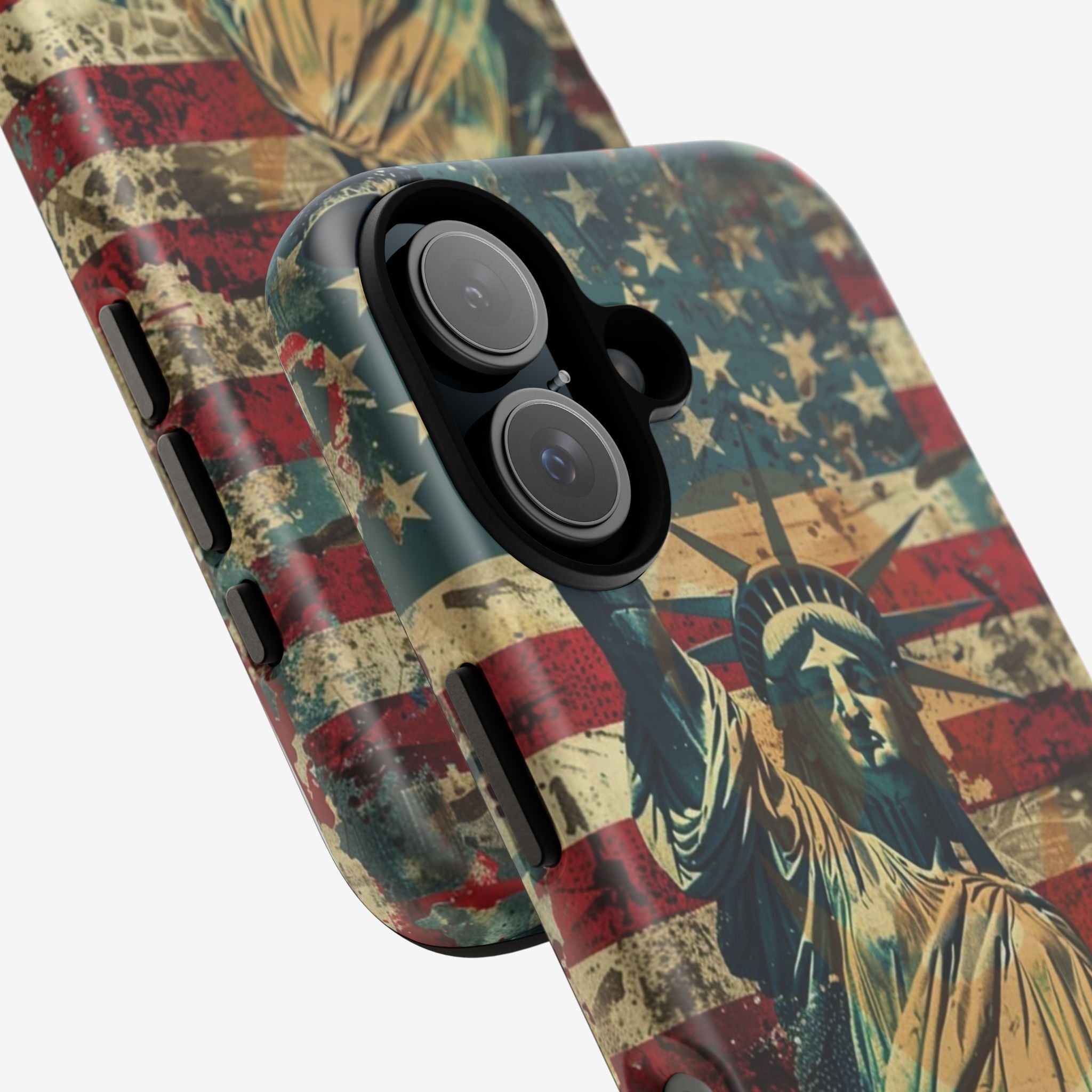 Vintage Liberty Premium Tough Shining Phone Case (Double Layer) Available For All iPhone Models
