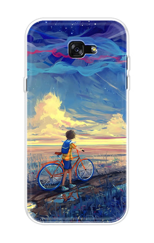 Riding Bicycle to Dreamland Soft Cover for Samsung A5 2017