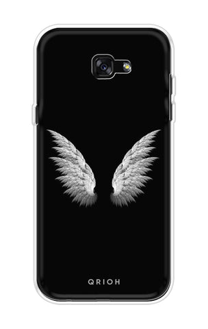 White Angel Wings Soft Cover for Samsung A5 2017