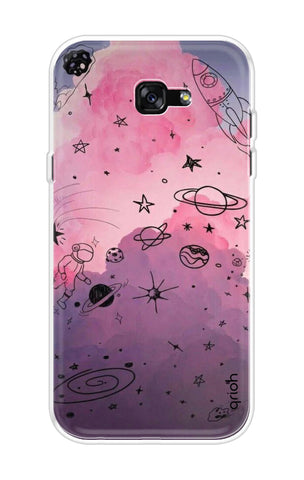Space Doodles Art Soft Cover For Samsung A5 2017
