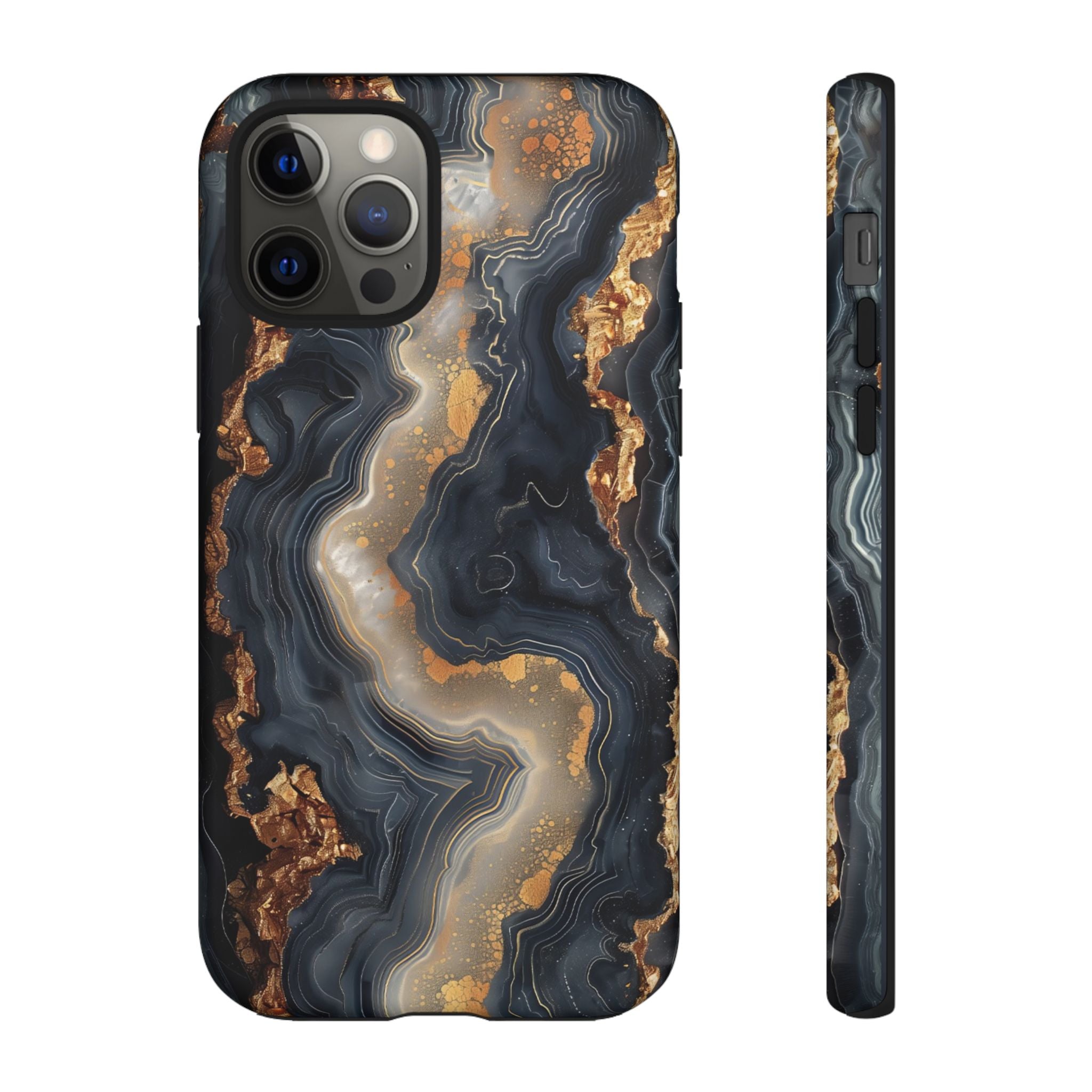Midnight Agate Premium Tough Shining Phone Case (Double Layer) Available For All iPhone Models