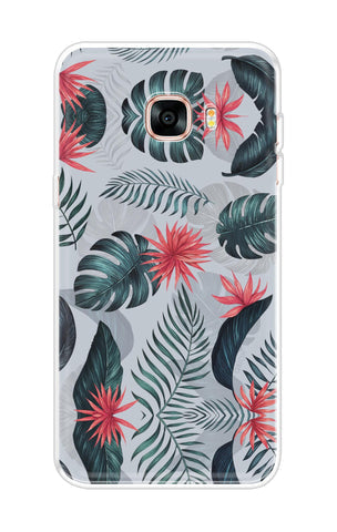 Retro Floral Leaf Soft Cover for Samsung C9 Pro