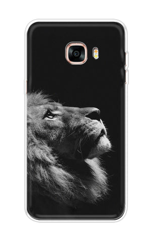Lion Looking to Sky Soft Cover for Samsung C9 Pro