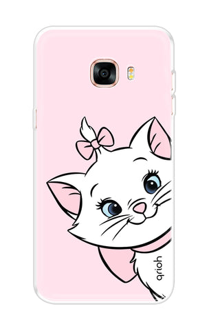 Cute Kitty Soft Cover For Samsung C9 Pro