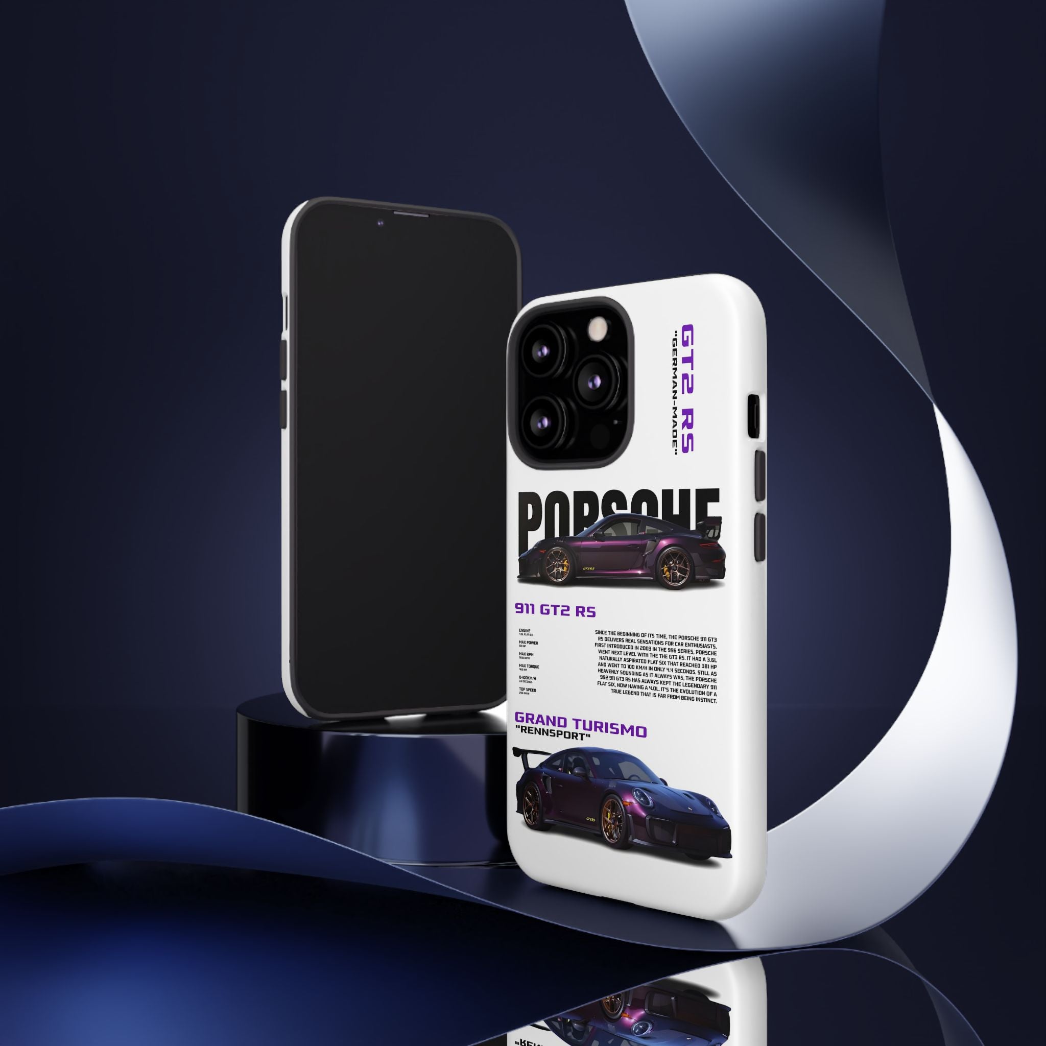 Violet Velocity Tough Case  Available For All iPhone Models