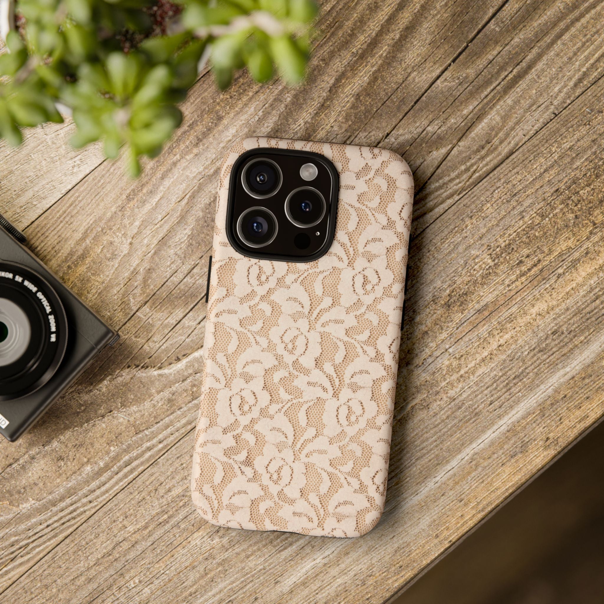 Coastal Toile Tough Case  Available For All iPhone Models