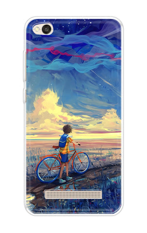 Riding Bicycle to Dreamland Soft Cover for Xiaomi Redmi 4A