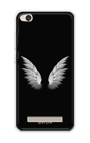 White Angel Wings Soft Cover for Xiaomi Redmi 4A