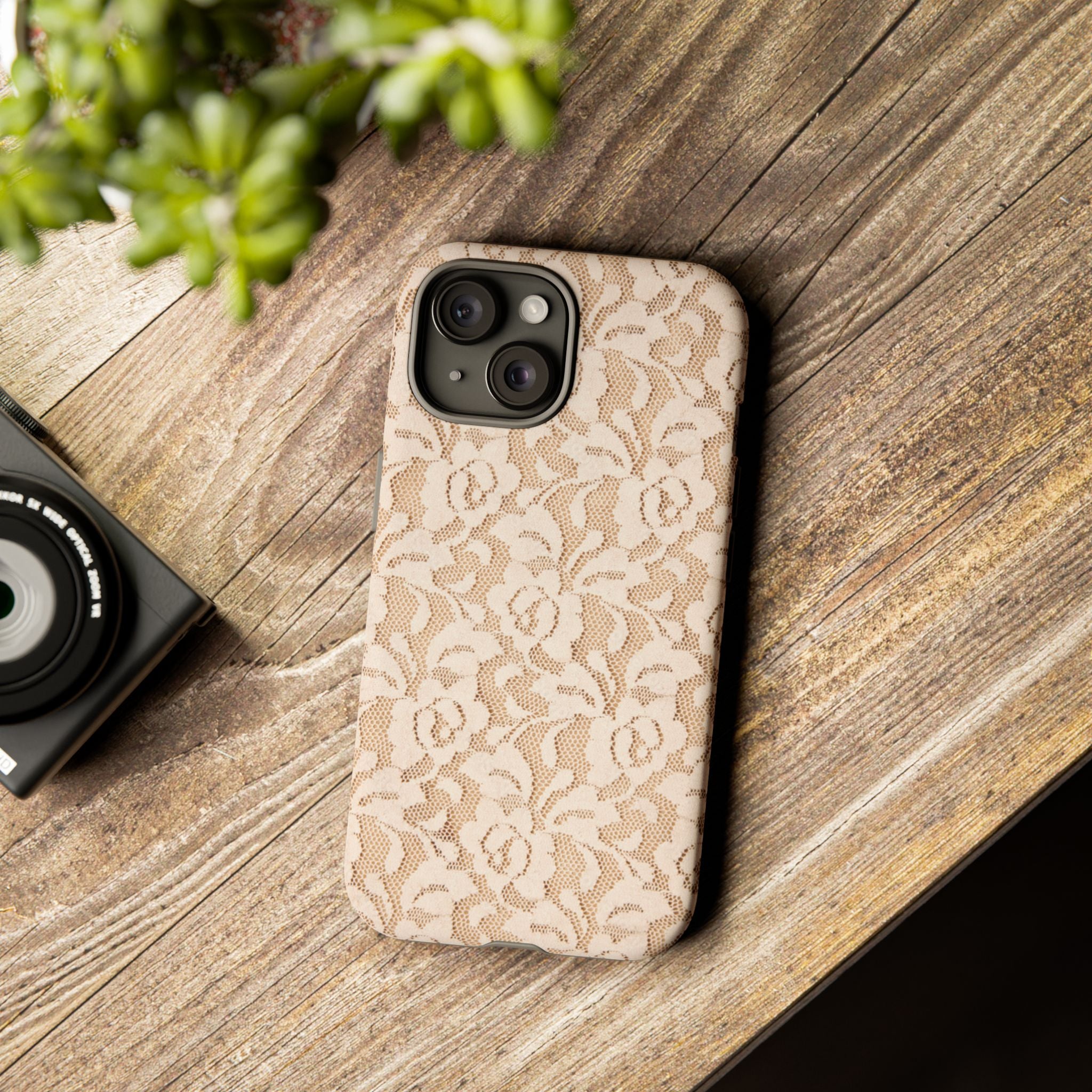 Coastal Toile Tough Case  Available For All iPhone Models