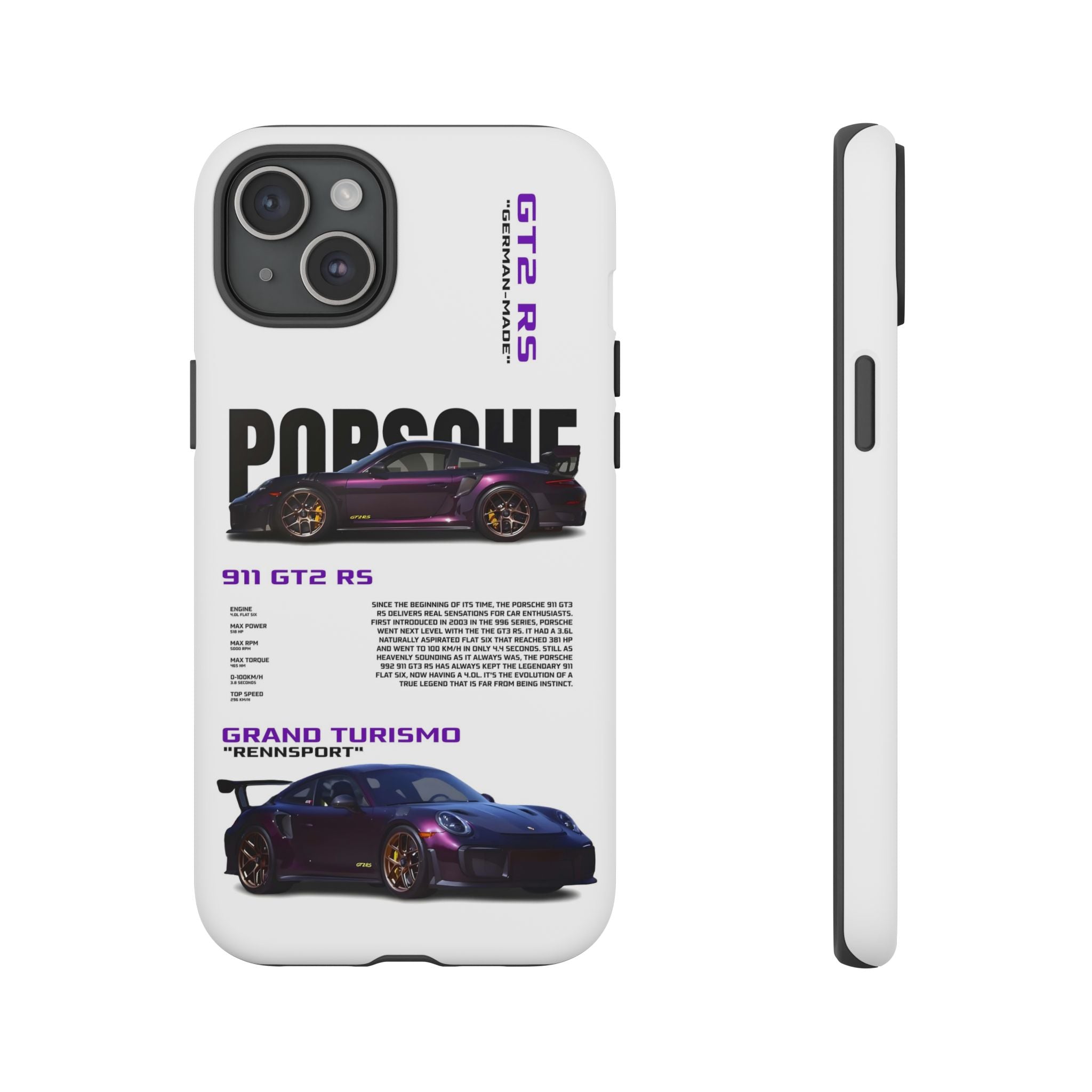 Violet Velocity Tough Case  Available For All iPhone Models
