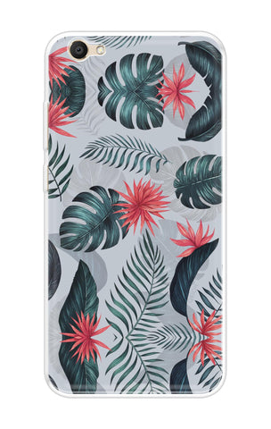 Retro Floral Leaf Soft Cover for Vivo V5