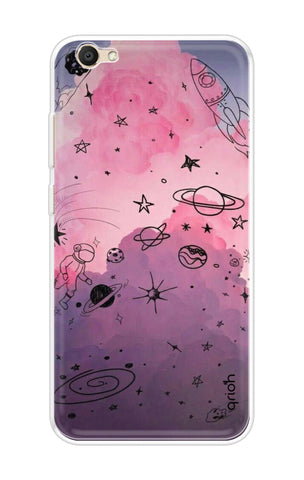 Space Doodles Art Soft Cover For Vivo V5