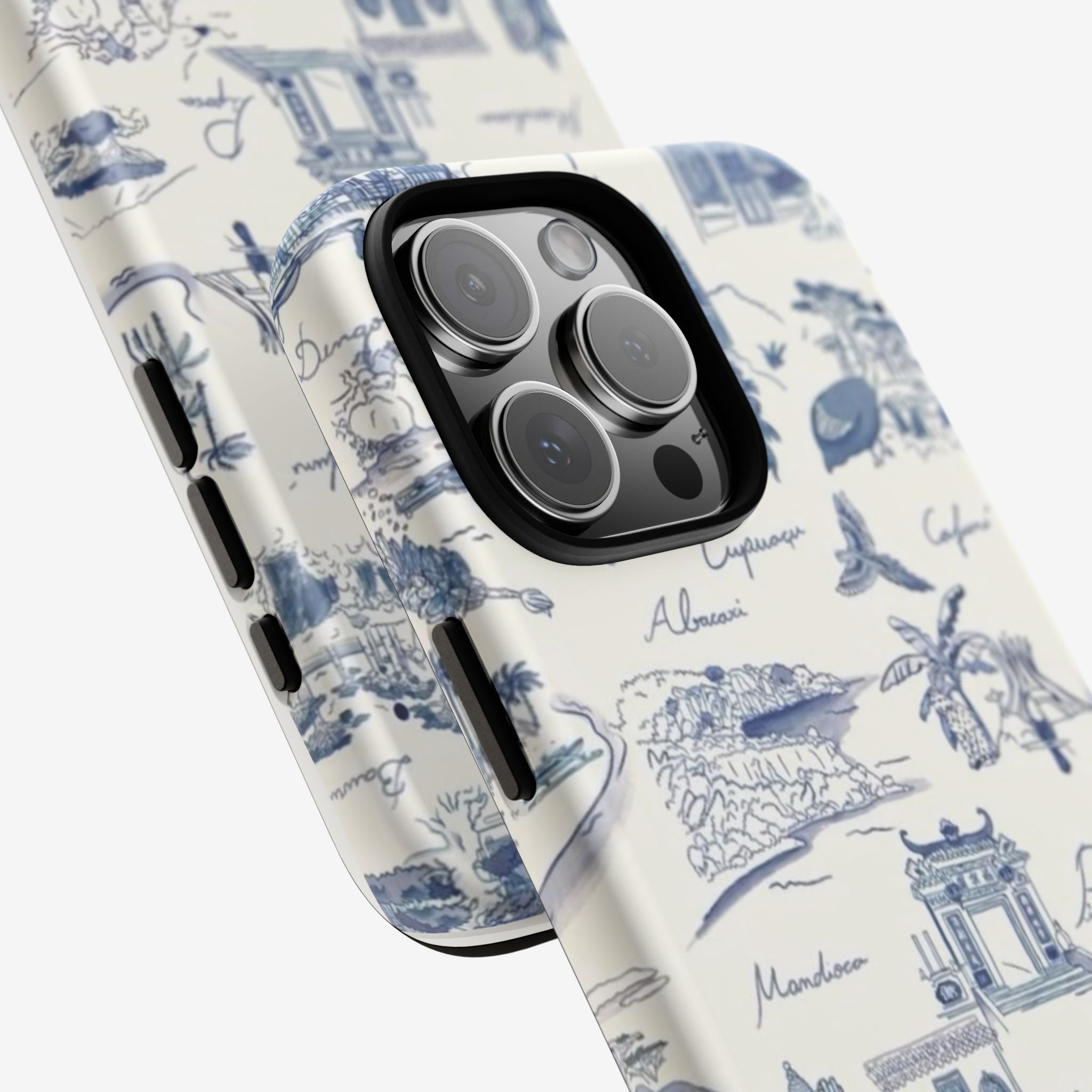 Crimson Bloom Tough Case  Available For All iPhone Models