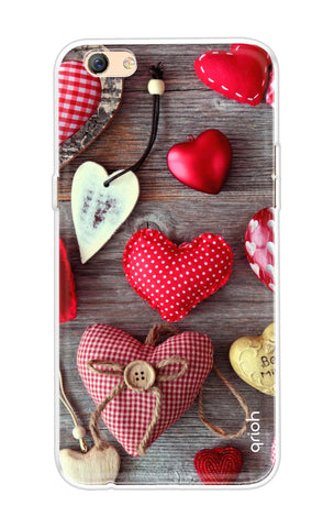 Valentine Hearts Soft Cover for Oppo F3 Plus