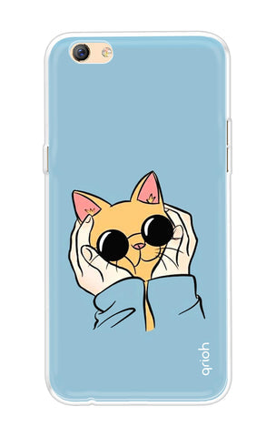 Attitude Cat Soft Cover for Oppo F3 Plus