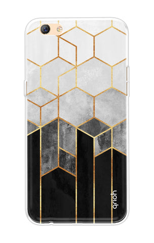 Hexagonal Pattern Soft Cover for Oppo F3 Plus