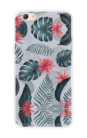 Retro Floral Leaf Soft Cover for Oppo F3 Plus