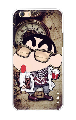 Nerdy Shinchan Soft Cover for Oppo F3 Plus