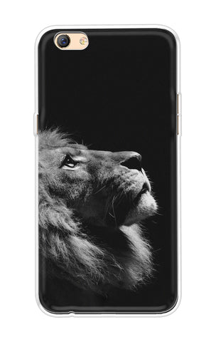 Lion Looking to Sky Soft Cover for Oppo F3 Plus