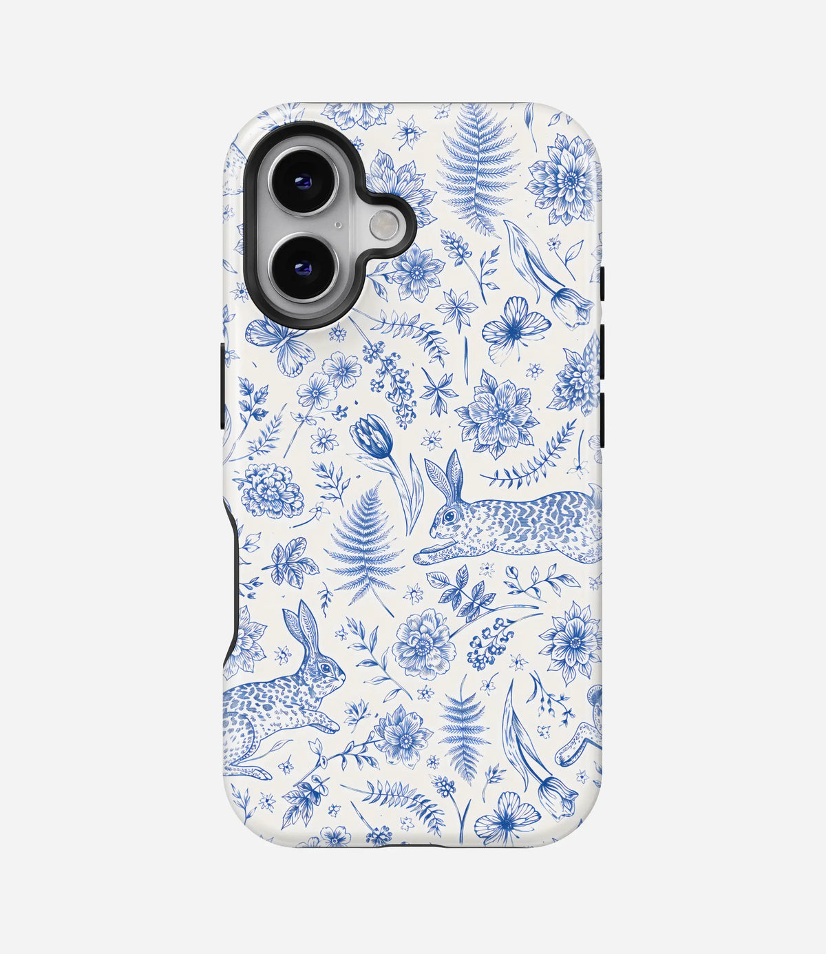 Wildflower Bunny Premium Tough Shining Phone Case (Double Layer) Available For All iPhone Models