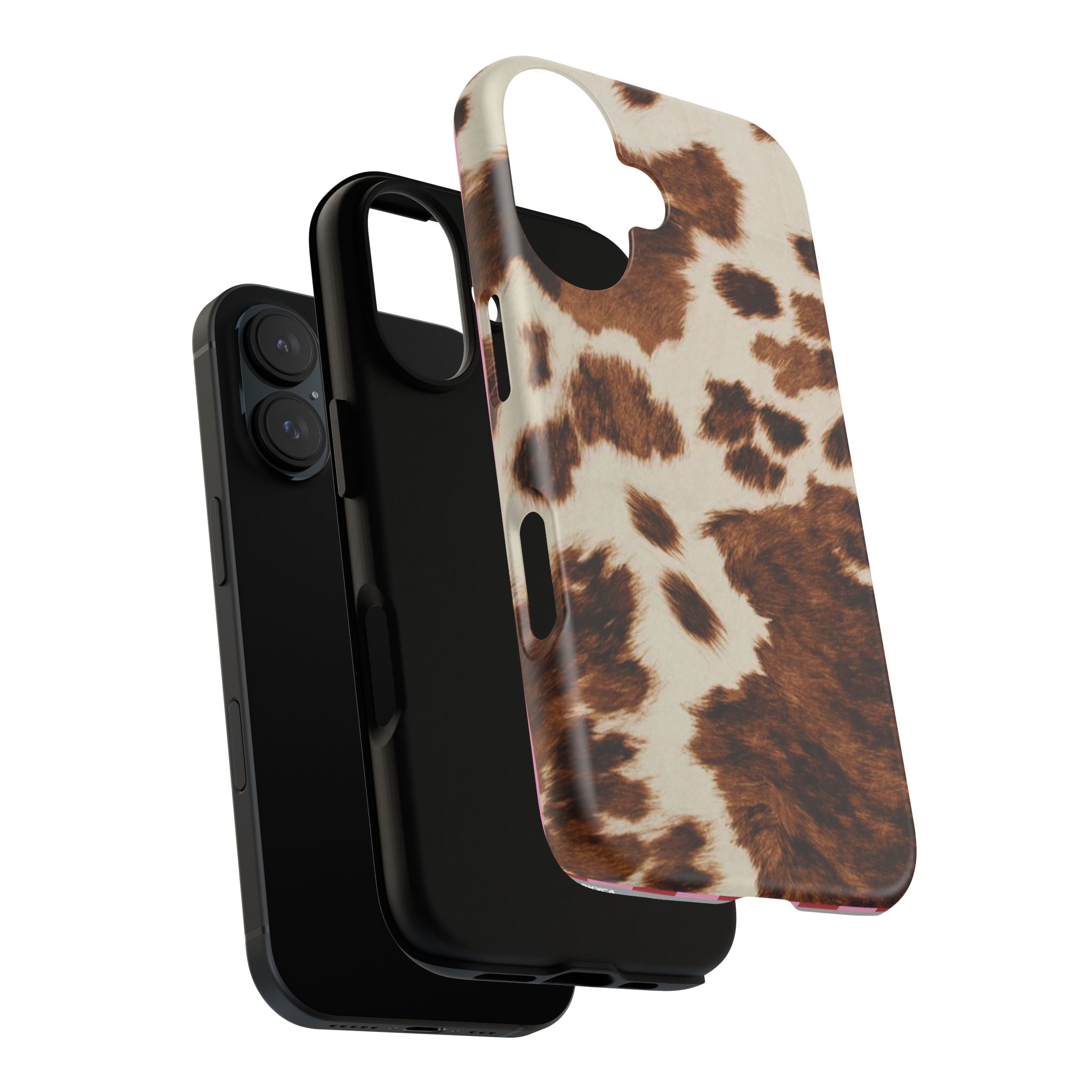 Cow Print Tough Case  Available For All iPhone Models