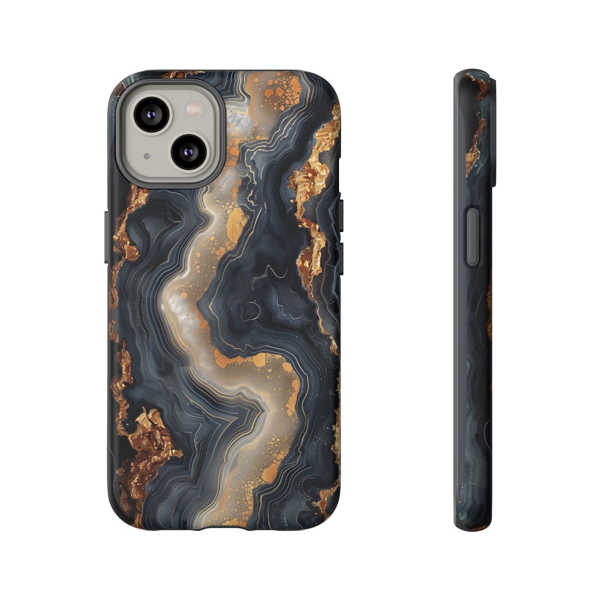 Midnight Agate Premium Tough Shining Phone Case (Double Layer) Available For All iPhone Models