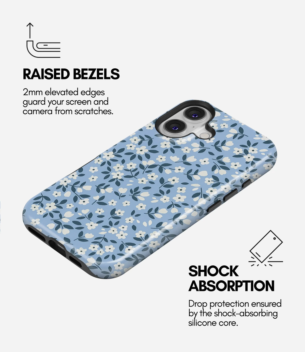Sky Garden Premium Tough Shining Phone Case (Double Layer) Available For All iPhone Models