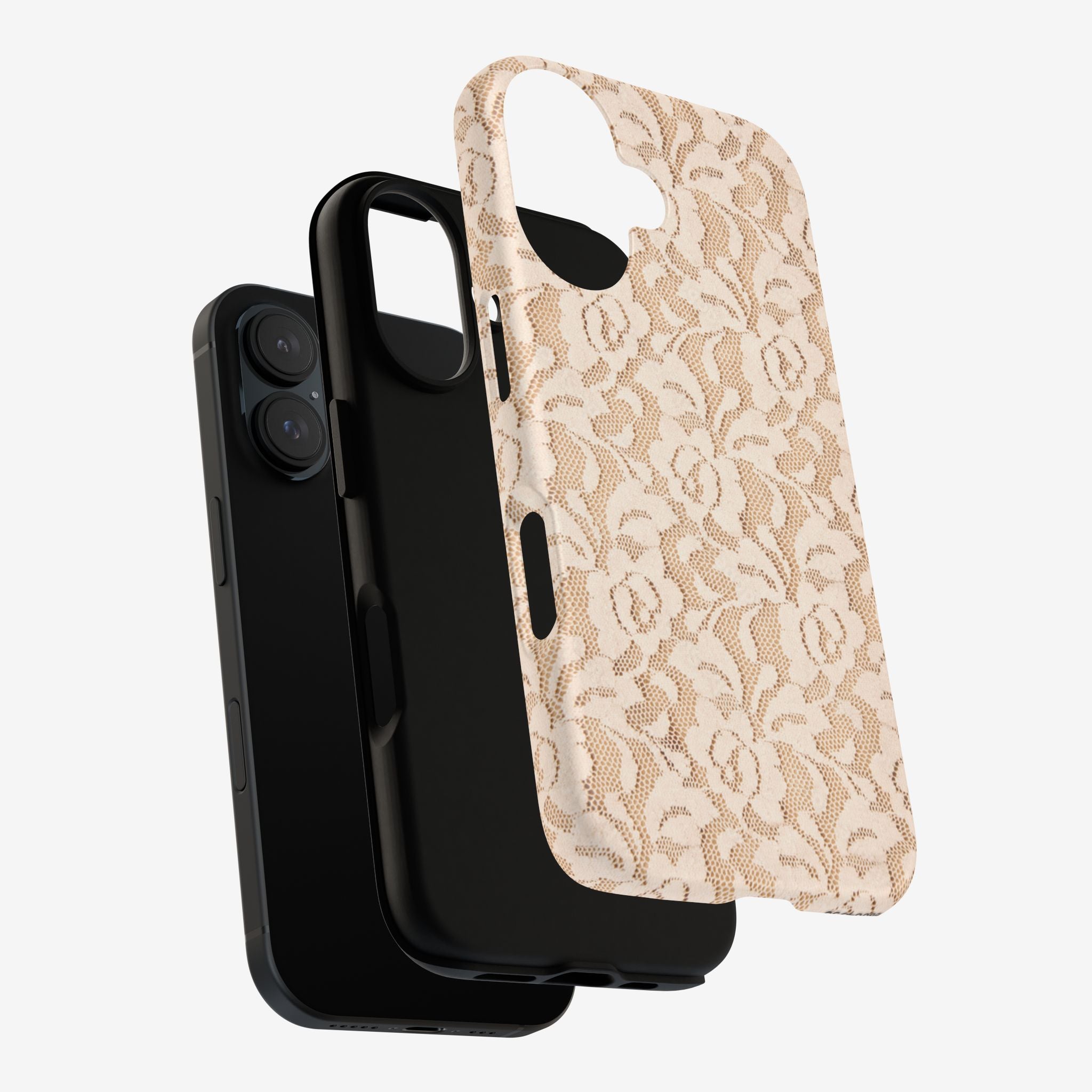 Coastal Toile Tough Case  Available For All iPhone Models