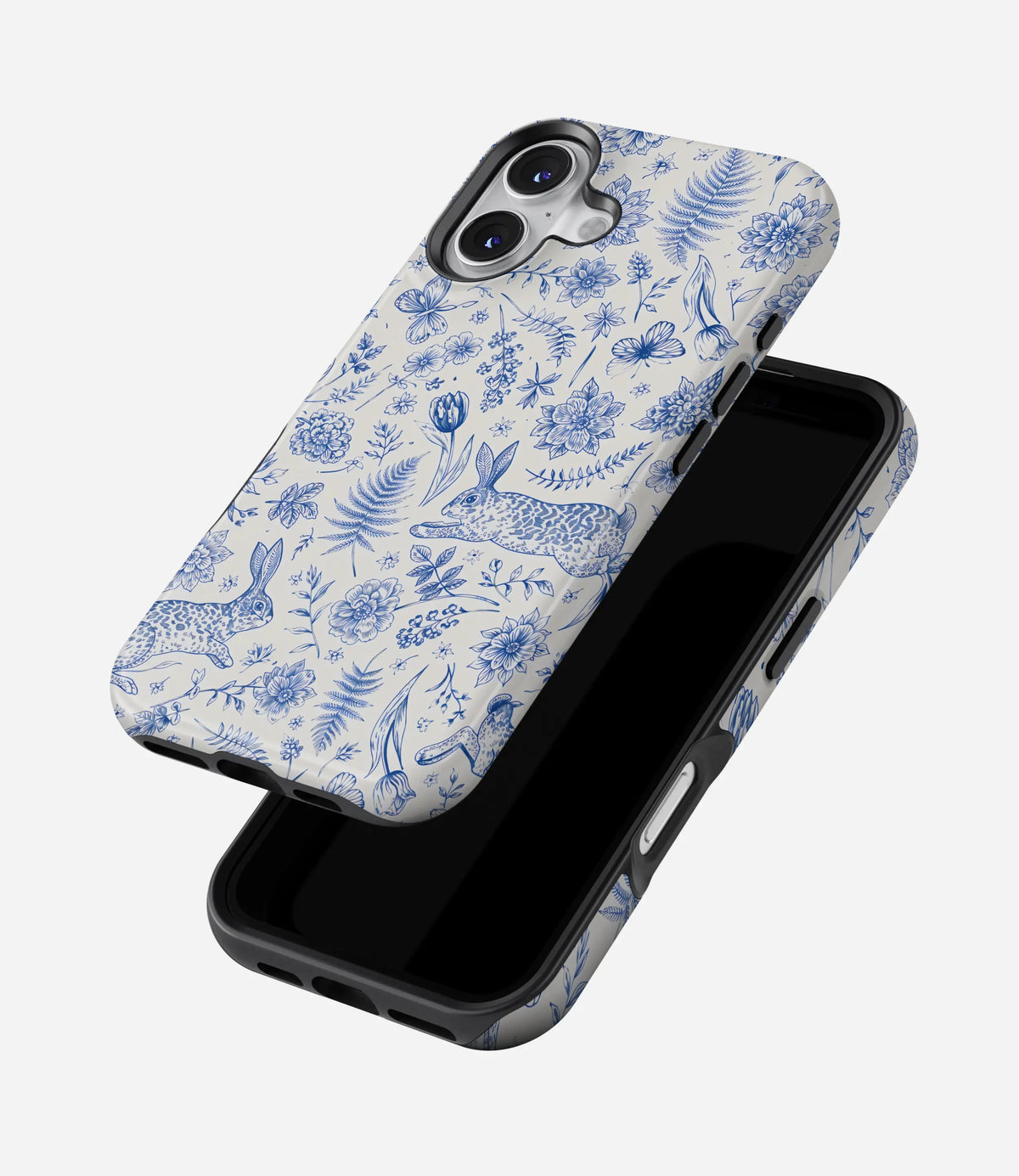 Wildflower Bunny Premium Tough Shining Phone Case (Double Layer) Available For All iPhone Models