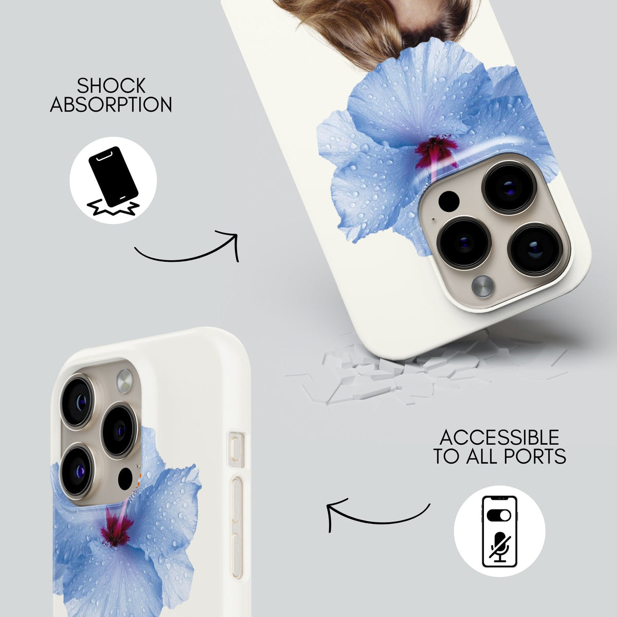 Gisele Premium Tough Shining Phone Case (Double Layer) Available For All iPhone Models