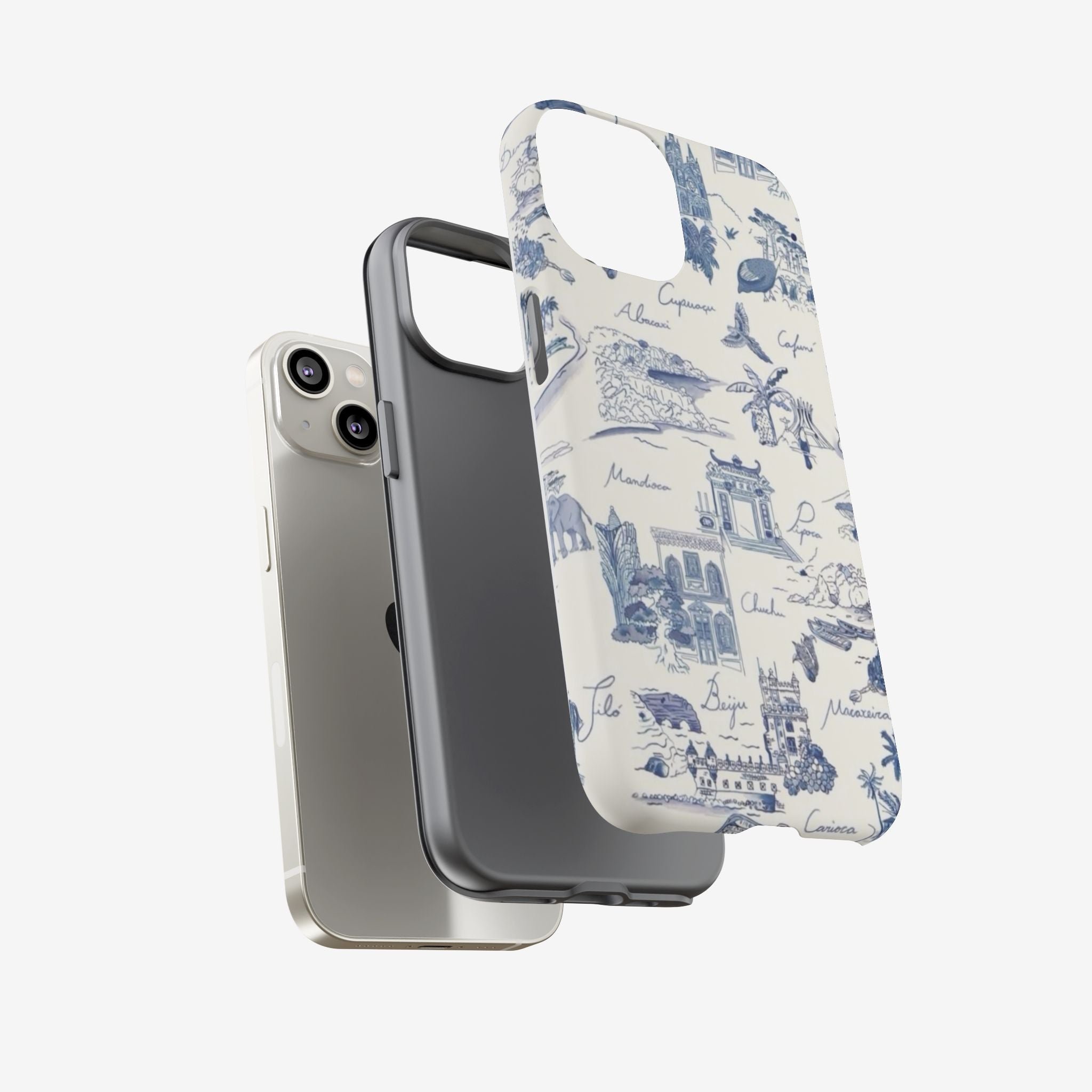 Crimson Bloom Tough Case  Available For All iPhone Models