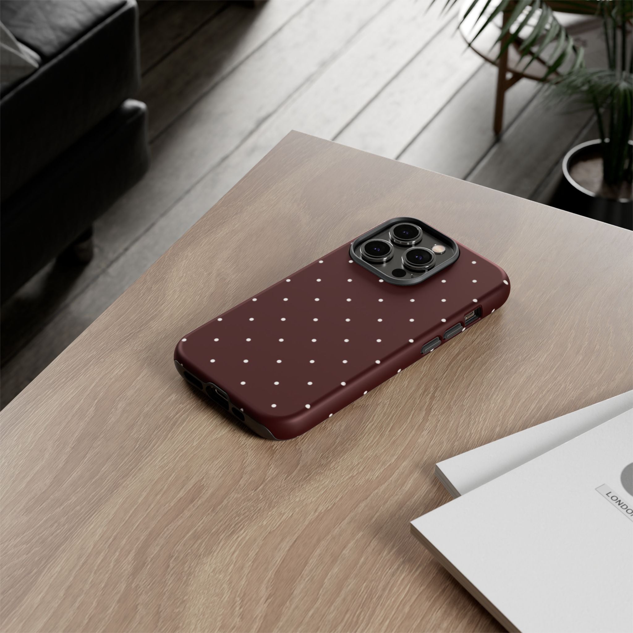 Berry Dots Premium Tough Shining Phone Case (Double Layer) Available For All iPhone Models