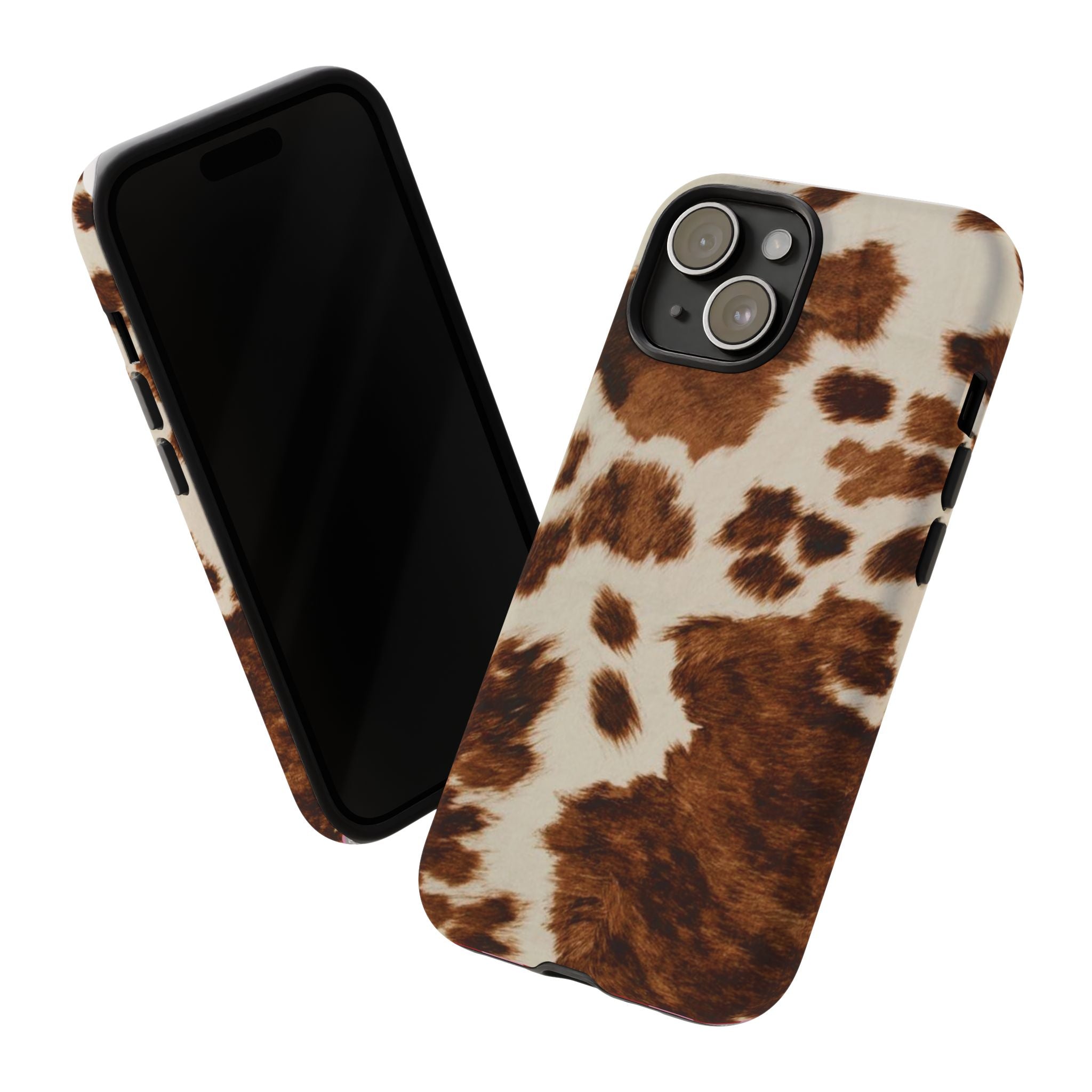 Cow Print Tough Case  Available For All iPhone Models