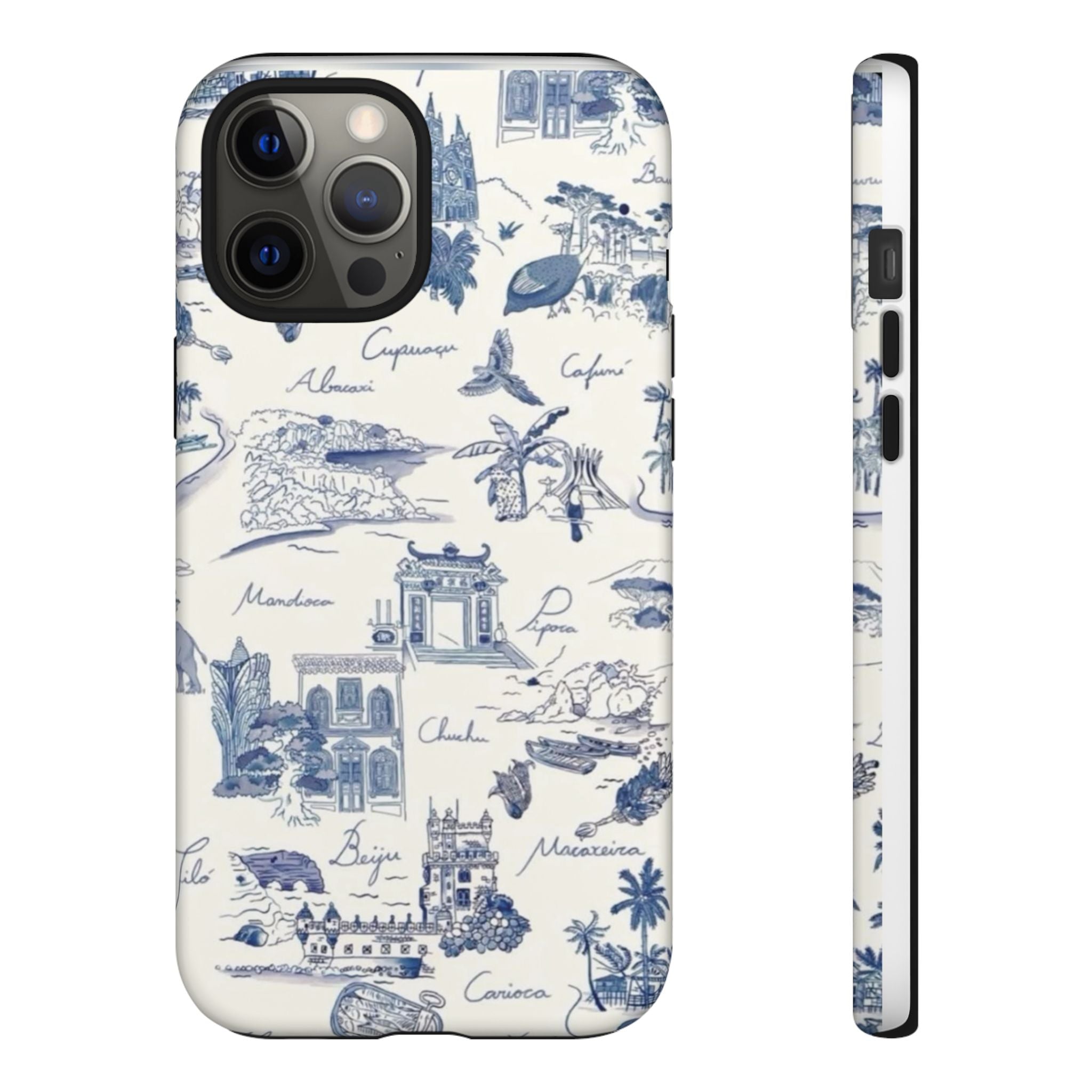 Crimson Bloom Tough Case  Available For All iPhone Models
