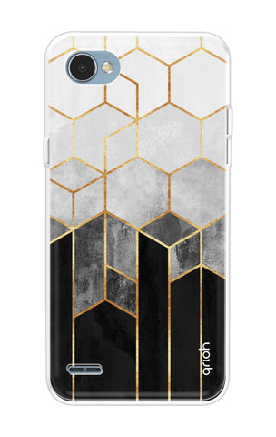 Hexagonal Pattern Soft Cover for LG Q6