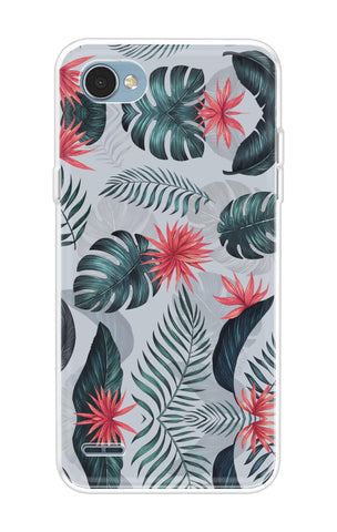 Retro Floral Leaf Soft Cover for LG Q6