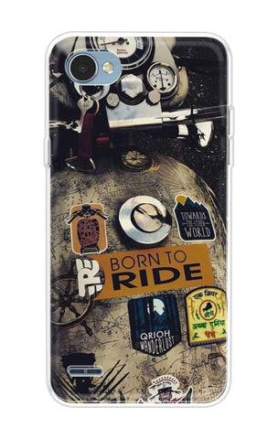 Ride Mode On Soft Cover for LG Q6