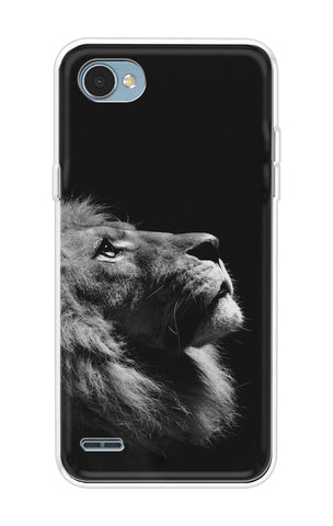 Lion Looking to Sky Soft Cover for LG Q6