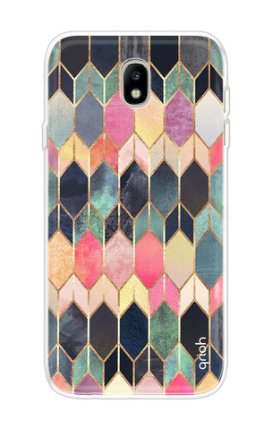 Shimmery Pattern Soft Cover for Samsung J7 Pro