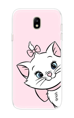 Cute Kitty Soft Cover For Samsung J7 Pro