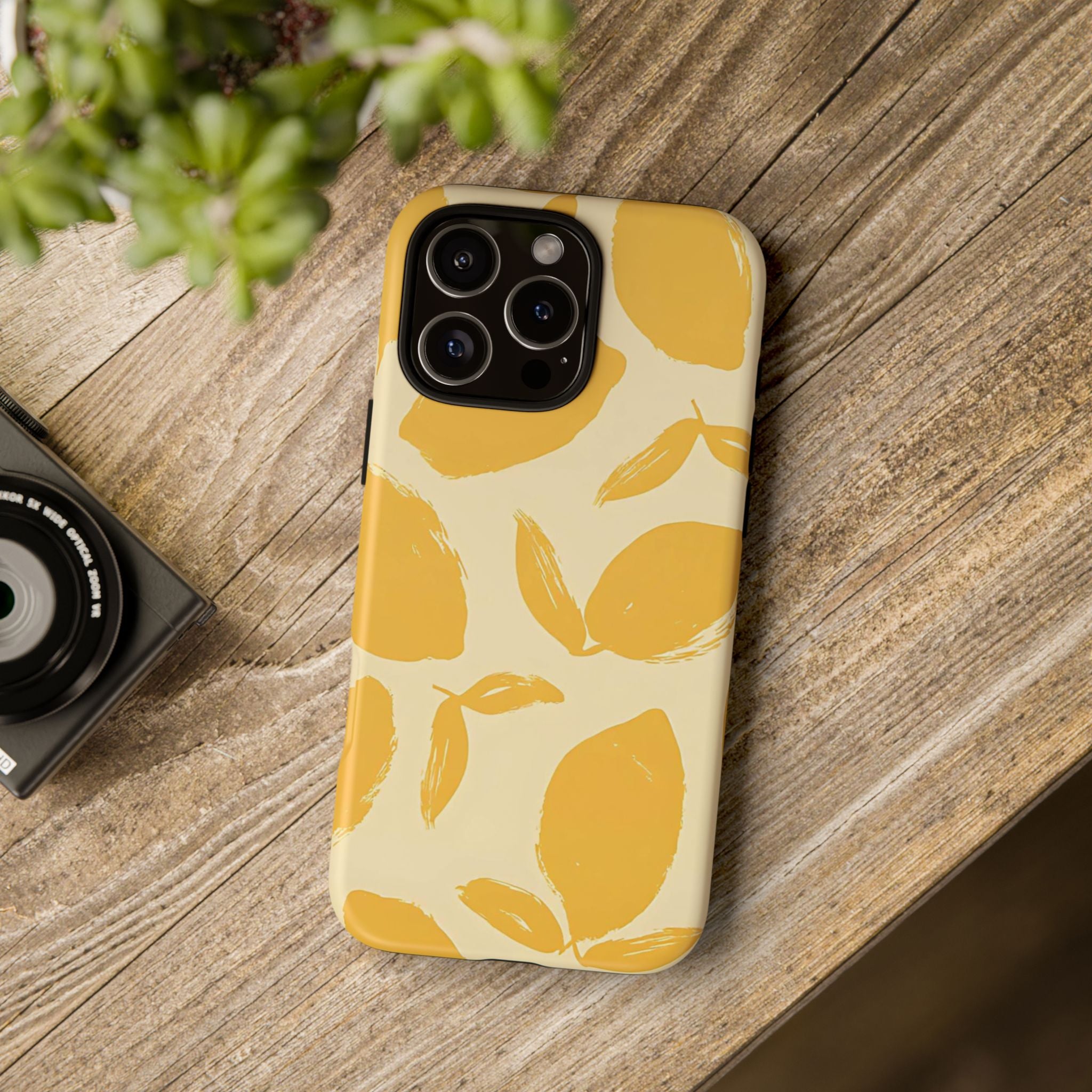 Citrus Glow Premium Tough Shining Phone Case (Double Layer) Available For All iPhone Models