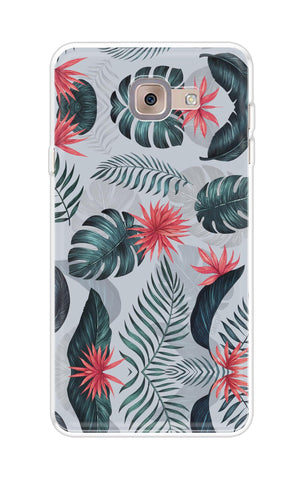 Retro Floral Leaf Soft Cover for Samsung J7 Max