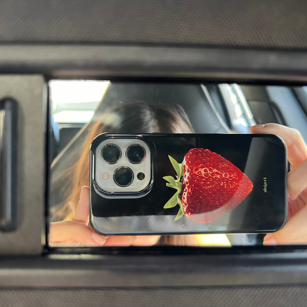 Strawberry Premium Tough Shining Phone Case (Double Layer) Available For All iPhone Models