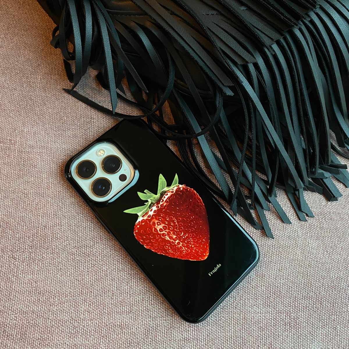 Strawberry Premium Tough Shining Phone Case (Double Layer) Available For All iPhone Models