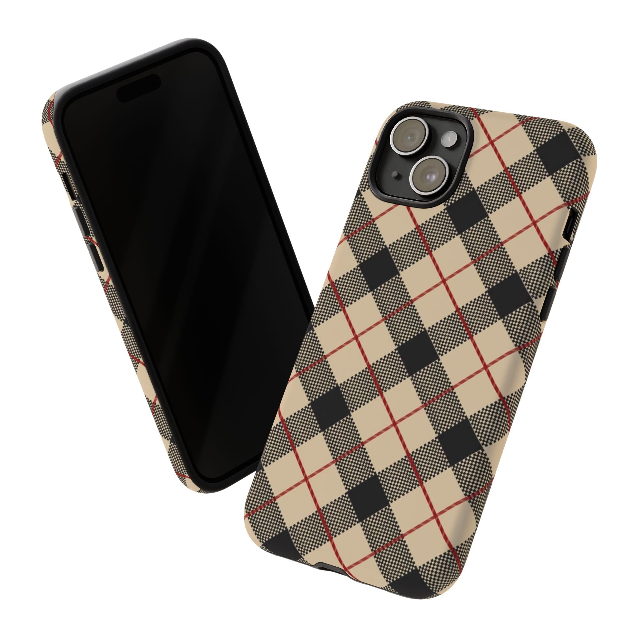 Heritage Plaid Premium Tough Shining Phone Case (Double Layer) Available For All iPhone Models