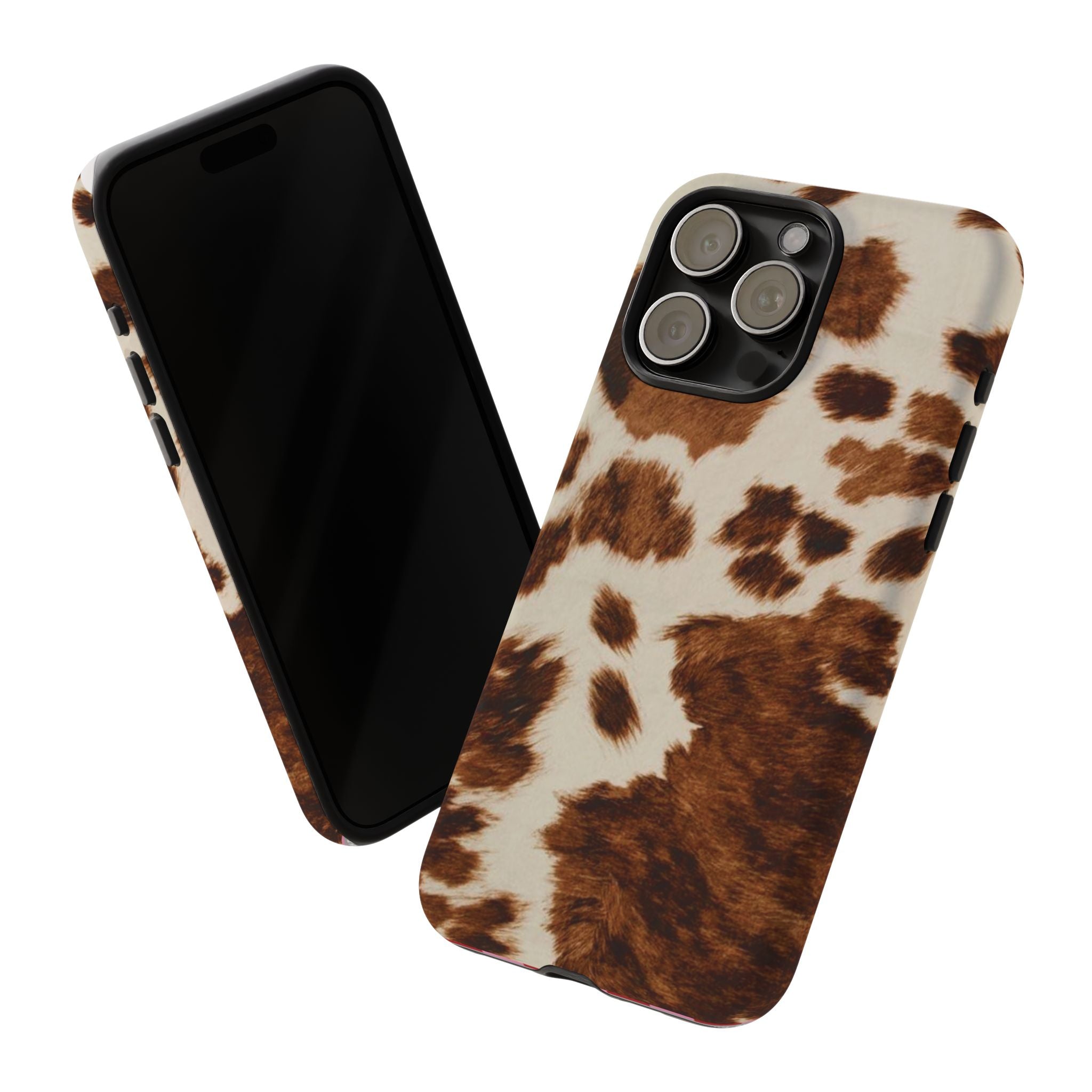 Cow Print Tough Case  Available For All iPhone Models