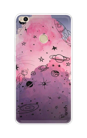 Space Doodles Art Soft Cover For Xiaomi Mi Max 2